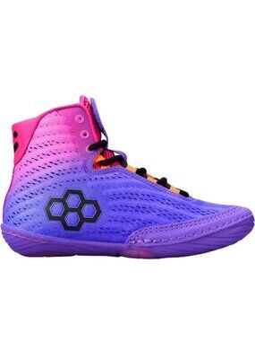 Rudis Sarah Hildebrandt Sunset Purple MMA Wrestling Shoes Size 5.5 Youth Size 4Y